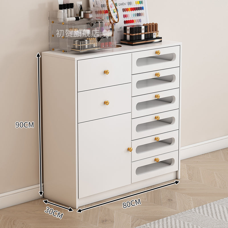 Cassettiera moderna per negozi di manicure e cura della pelle,Design a più scomparti.Specializzato per l'organizzazione del negozio