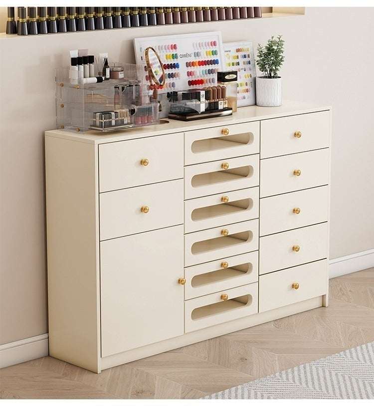 Cassettiera moderna per negozi di manicure e cura della pelle,Design a più scomparti.Specializzato per l'organizzazione del negozio