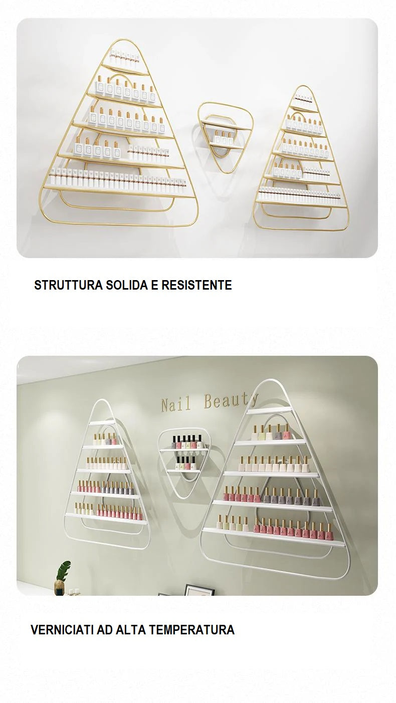 Espositore unghie nail manicure scaffale