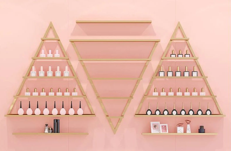 Espositore unghie nail manicure scaffale ikea