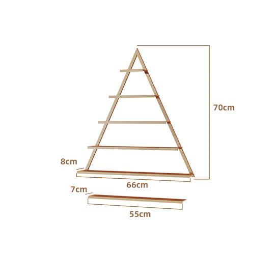 Espositore per smalti da parete in ferro battuto di forma triangolare