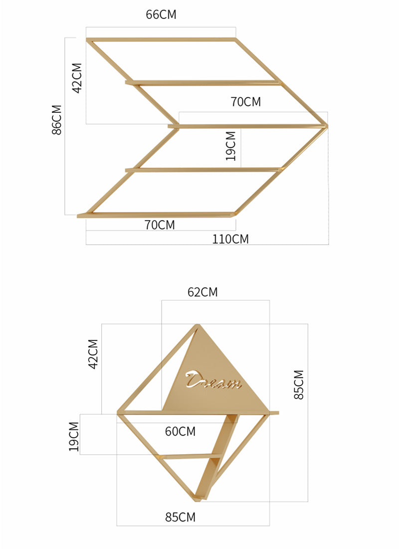 Espositore unghie nail manicure scaffale