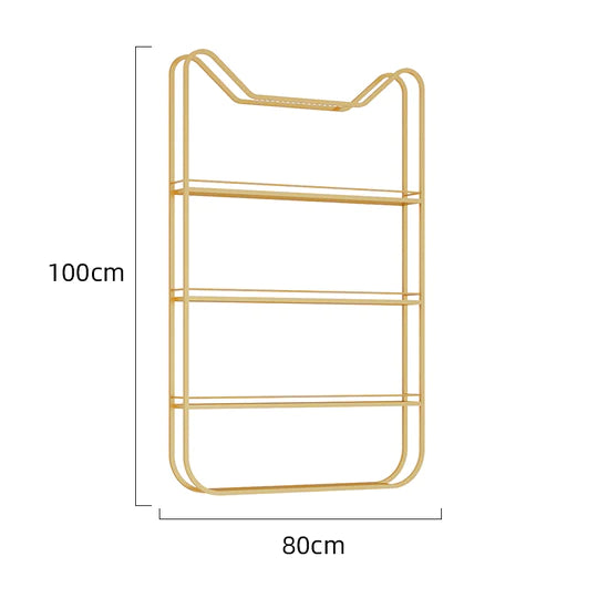 Espositore di smalti a parete a forma di gatto