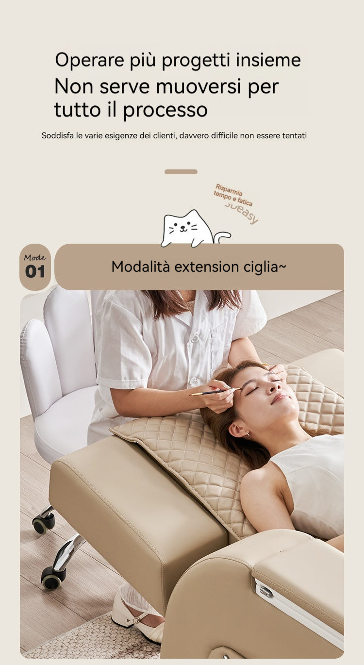 Poltrona Spa per Pedicure e Manicure – Con Vasca Integrata, Braccioli Multifunzionali e Design Elegante