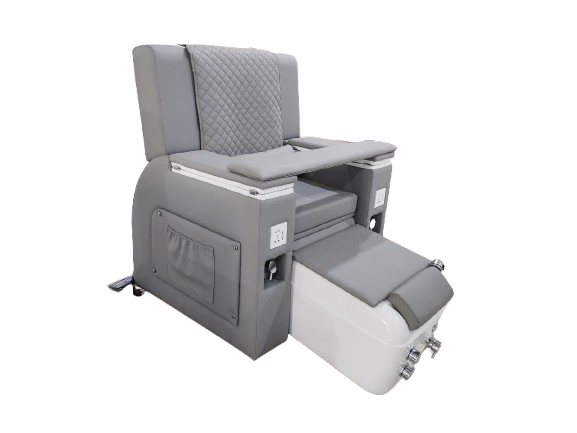 Poltrona Spa per Pedicure e Manicure – Con Vasca Integrata, Braccioli Multifunzionali e Design Elegante